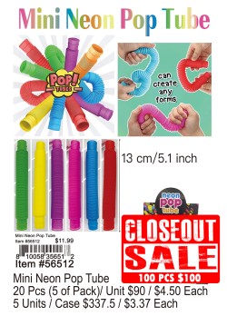 Mini Neon Pop Tube